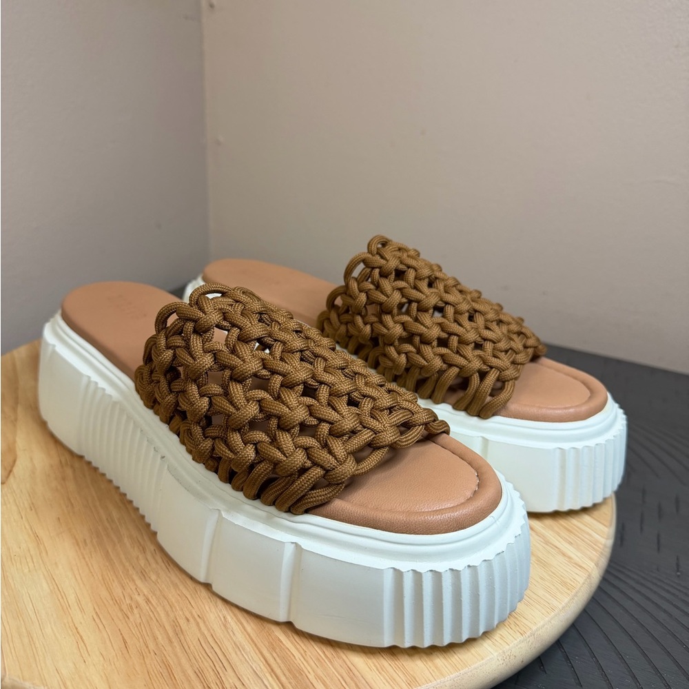 Maeve by Anthropologie women’s crochet platform sandals